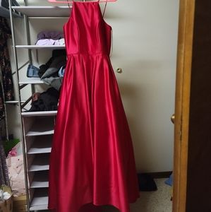 Red ballgown